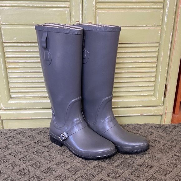 LL Bean Grey Wellies - Picture 1 of 6
